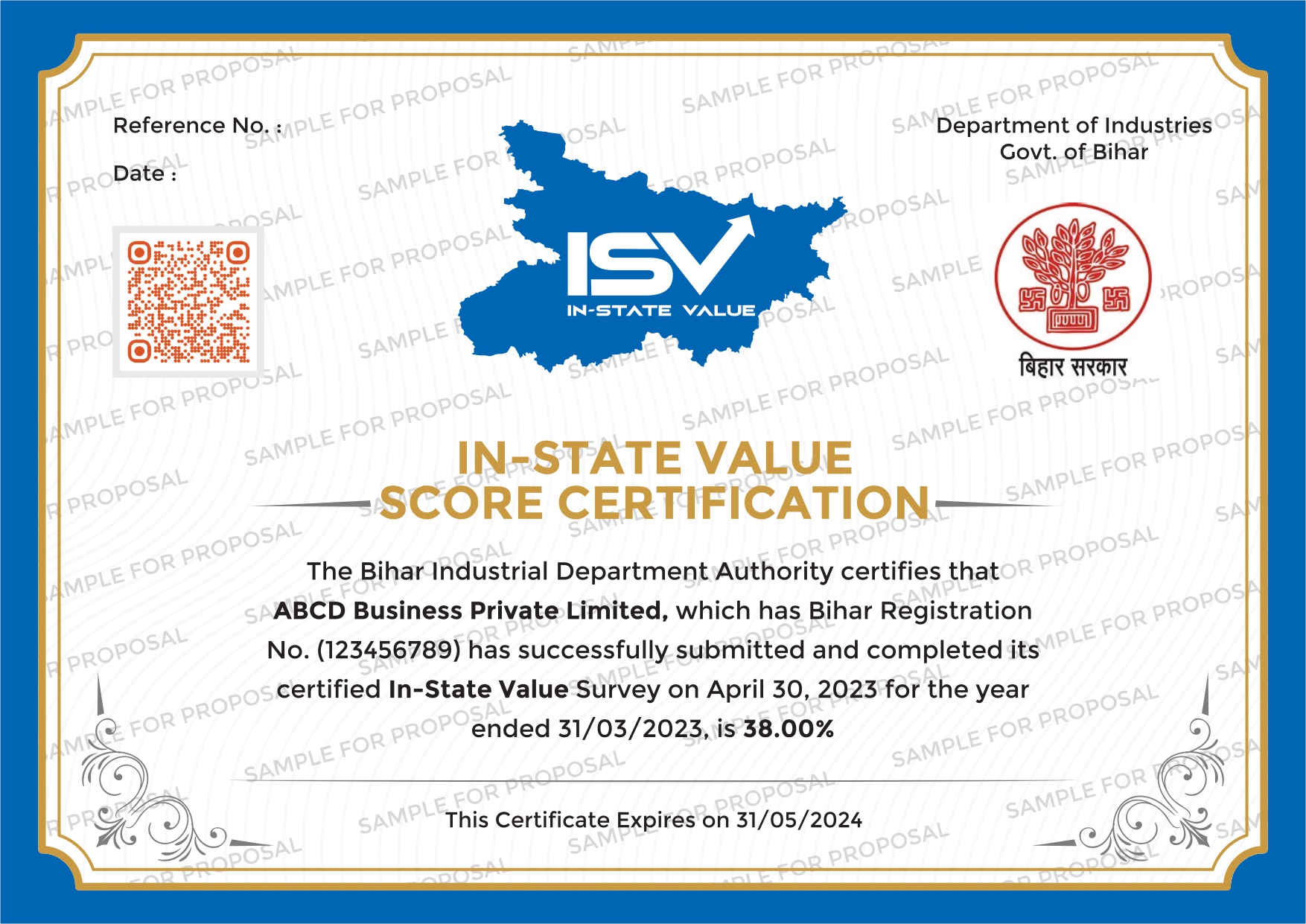 ISV Certificate